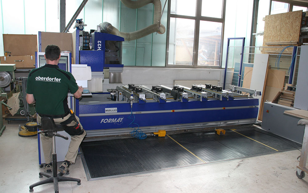 Schreinerei Oberdorfer – CNC-Bearbeitung