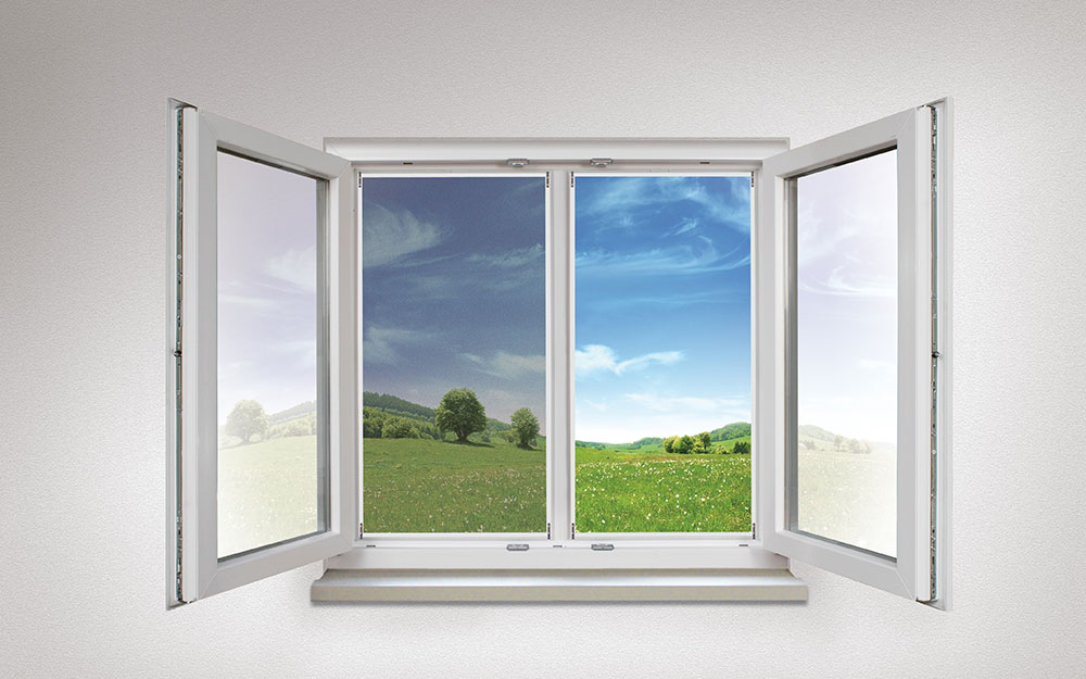 Schreinerei Oberdorfer – Transpatec-Gewebe – Links Standardgewebe / Rechts Transpatecgewebe